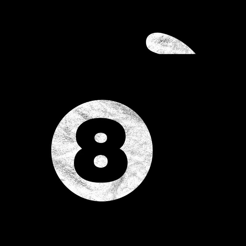 Billard boule de billard noir huit huit