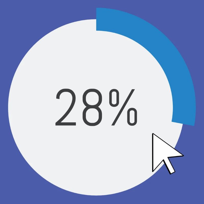 Blue Progress Ring IT Software PC Computer