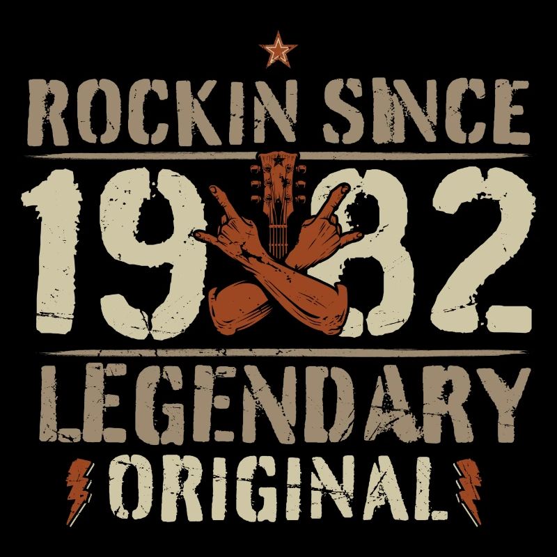 1982 40 Jahre Rock and Roll Geburtstag Geschenk