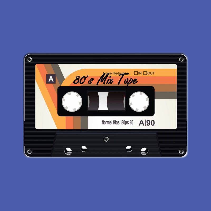 Retro 80s + 90s cassette