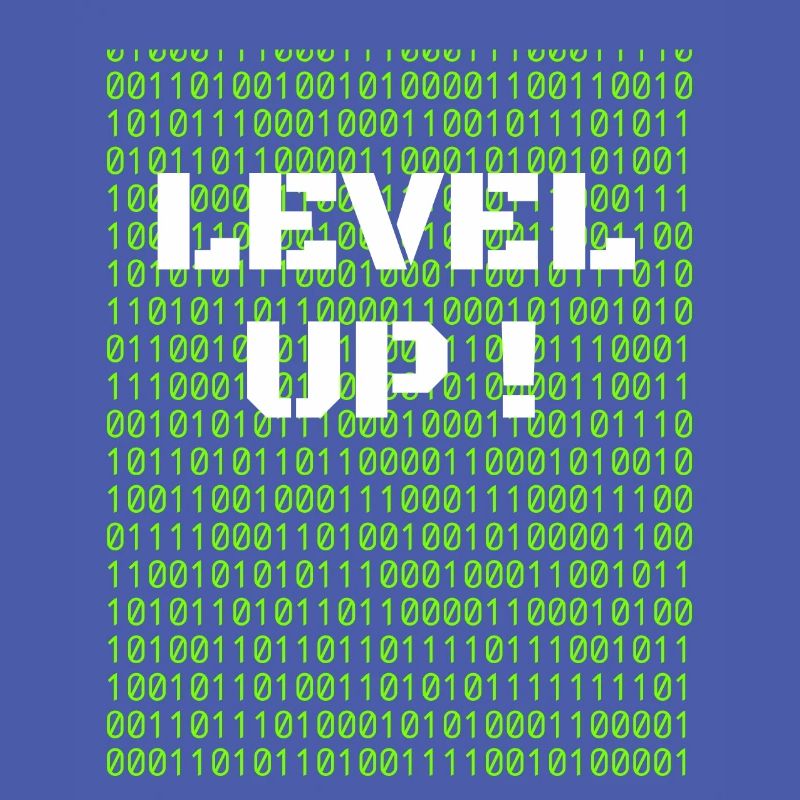 Level up and binary code