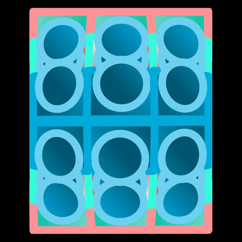 blue pattern, graphic art