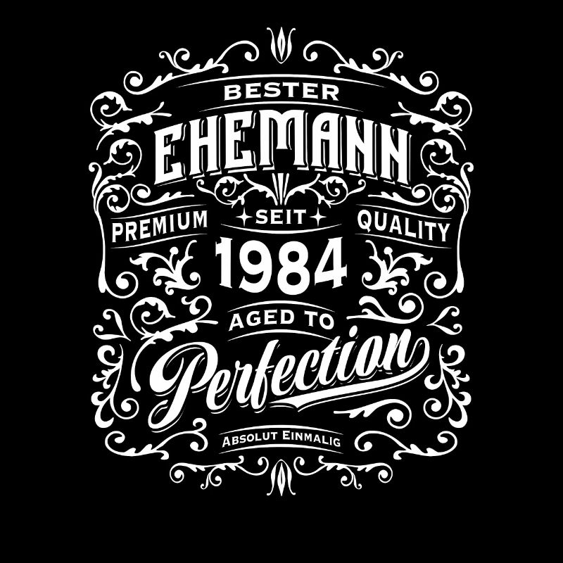 Bester Ehemann seit 1984, Retro, Hochzeitstag