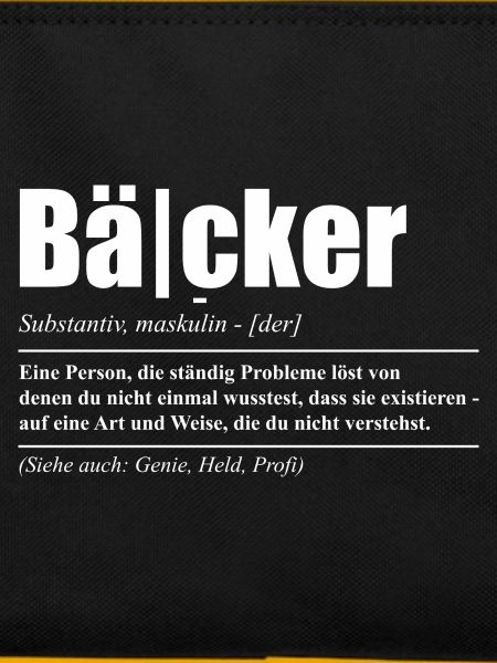 Bäcker Geschenkidee