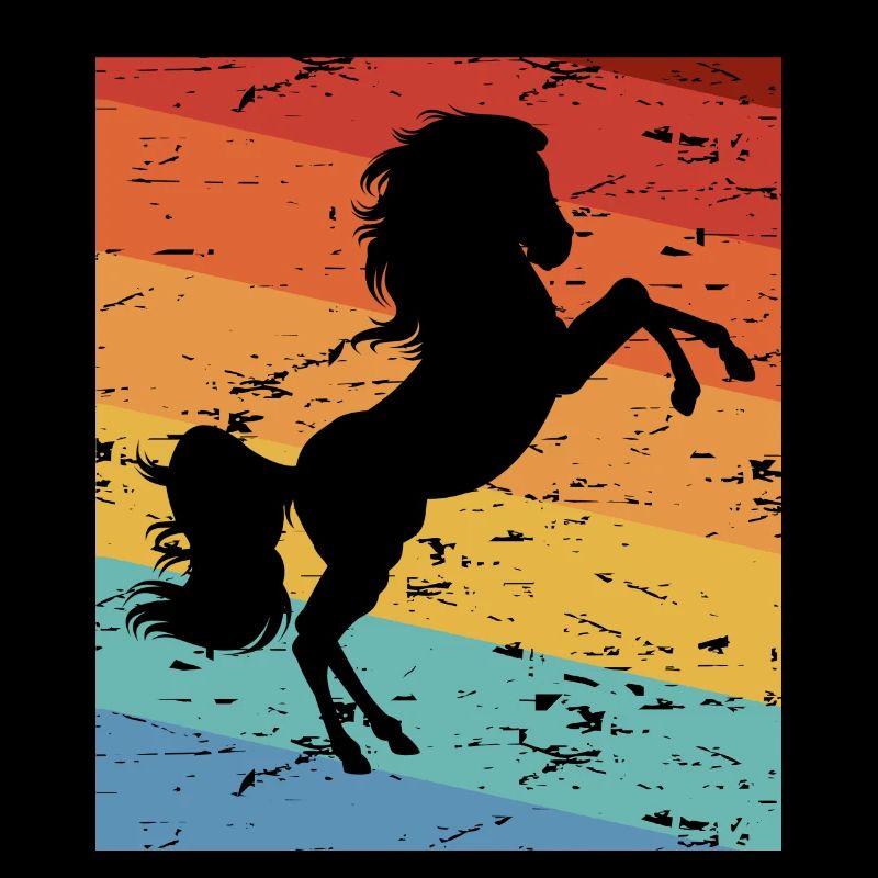 Cheval chevaux silhouette