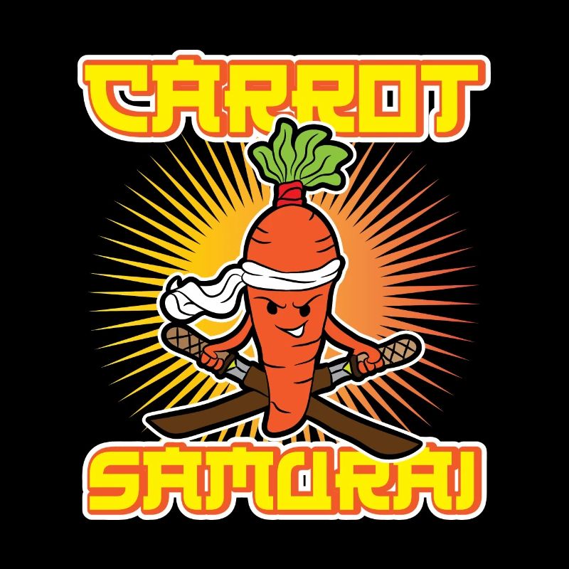 Vegetable carrot samurai