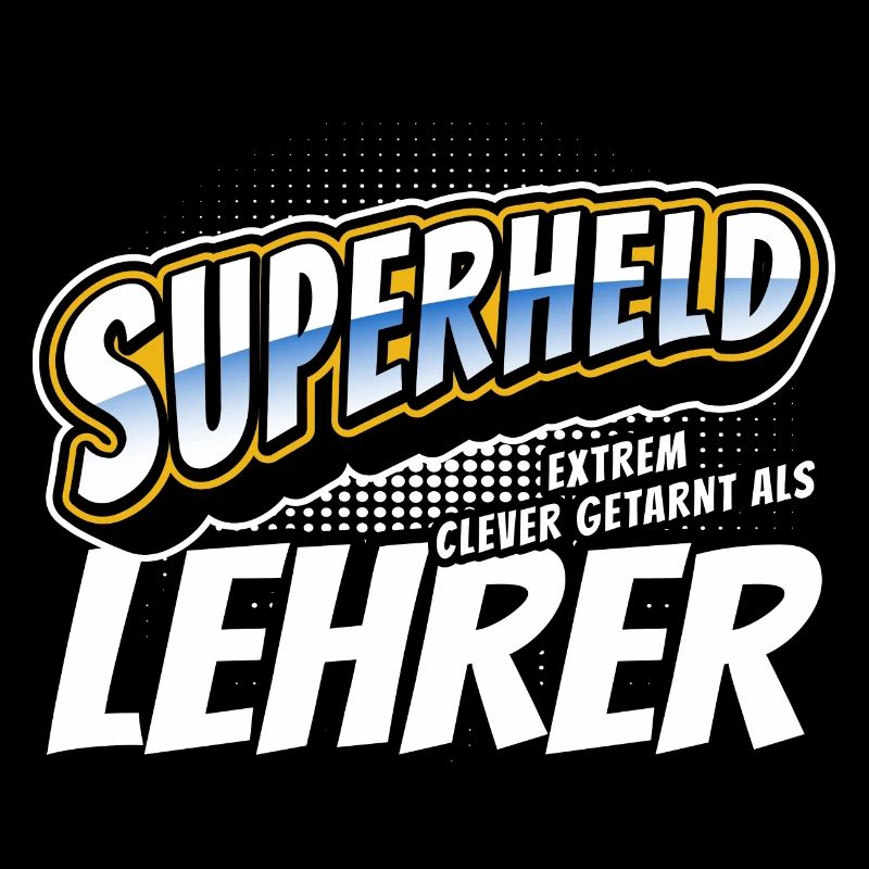Superheld, clever getarnt als Lehrer