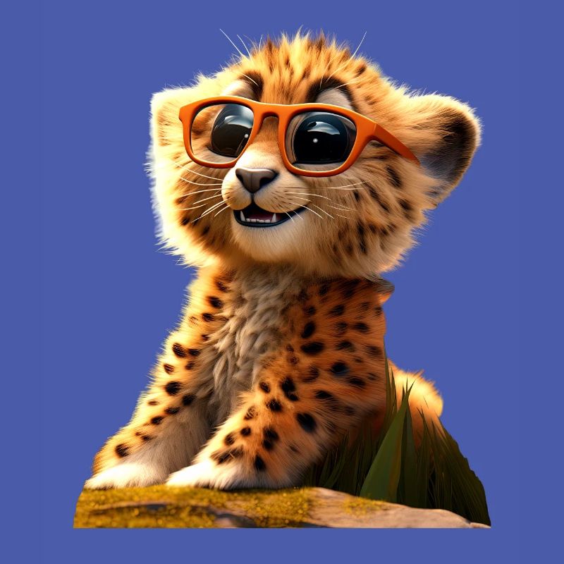 Lunettes de soleil guépard Chats guépard Mignon guépard