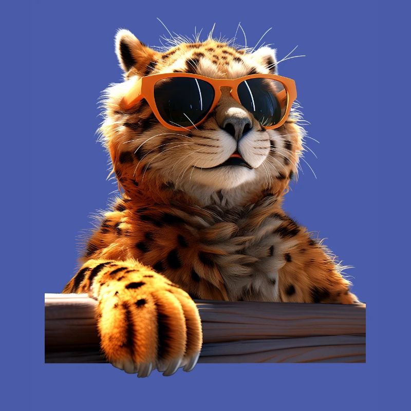 Lunettes de soleil guépard Chats guépard Mignon guépard