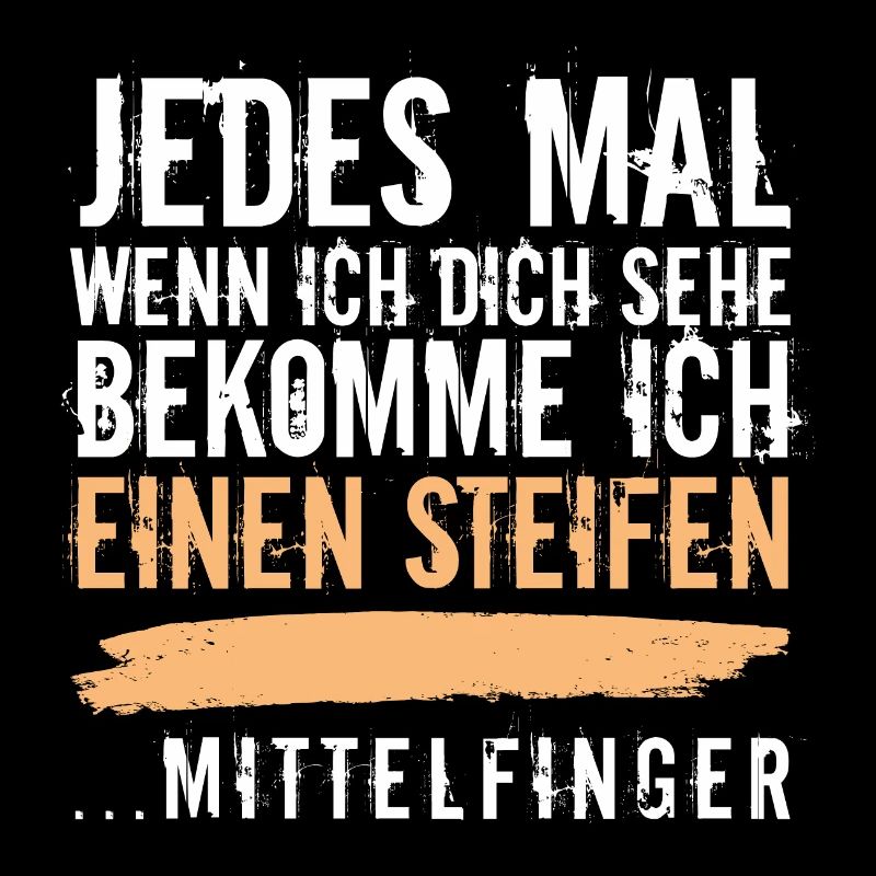 "Mittelfinger-Spruch" für Exfreundin oder Kollegen