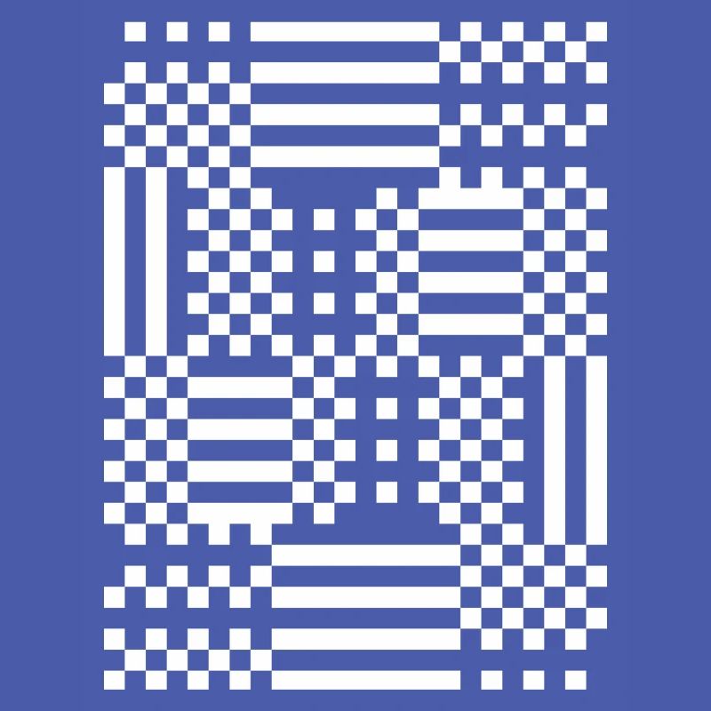 GridFlux Monochrome Optical Pattern