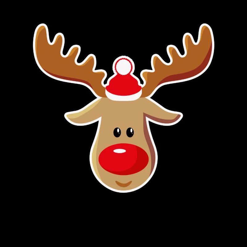 Cadeau de Noël Rudolf avec Rennes