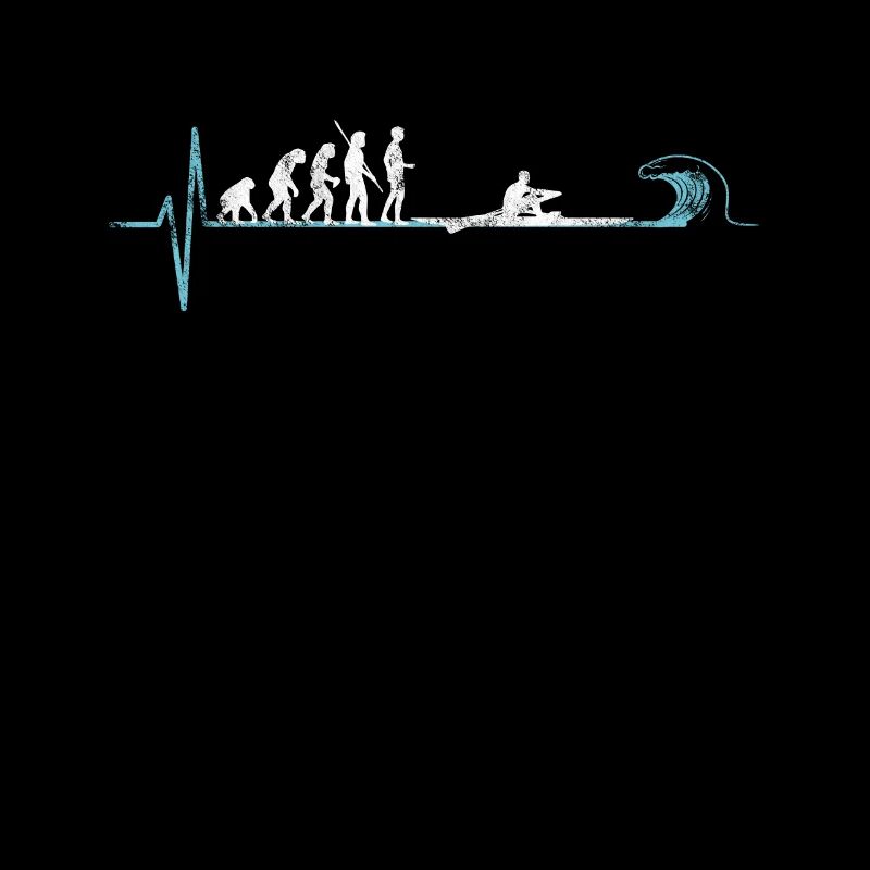 Rudern Evolution eines Ruderer