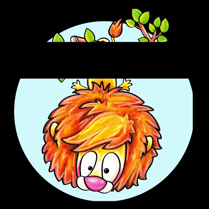 hanging lion with sky