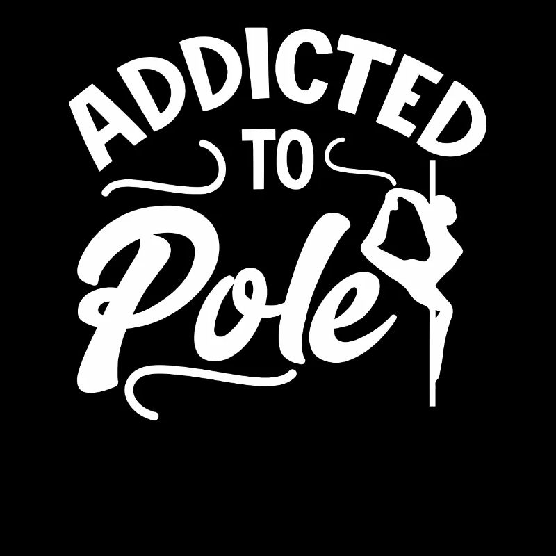 Pole Dance Shirt süchtig nach Pole Geschenk Tee