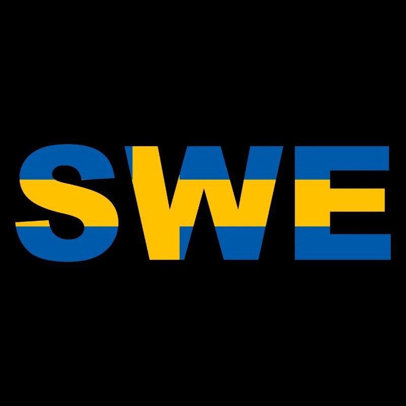 Drapeau Suède Code ISO SWE