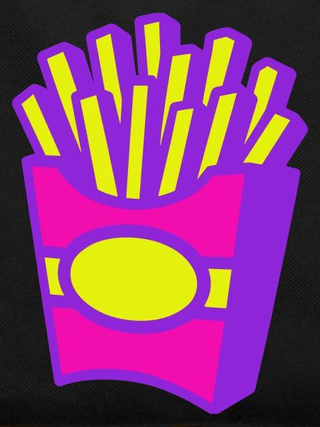 French Fries Pop Art