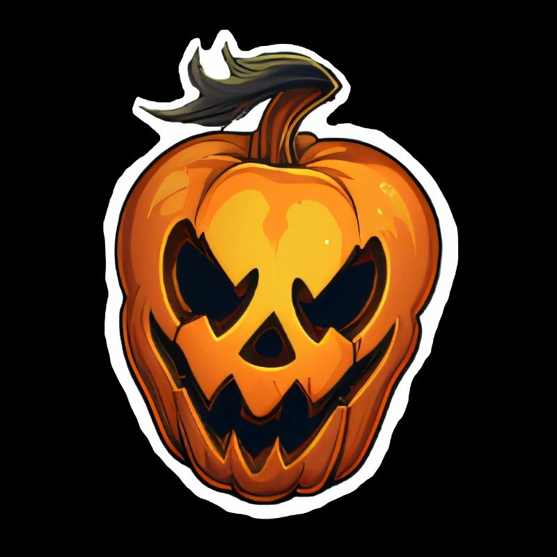 Evil Halloween Pumpkin