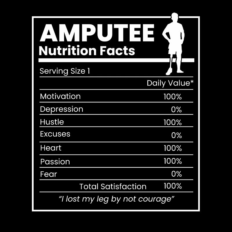 Amputated Leg Prosthesis Gift