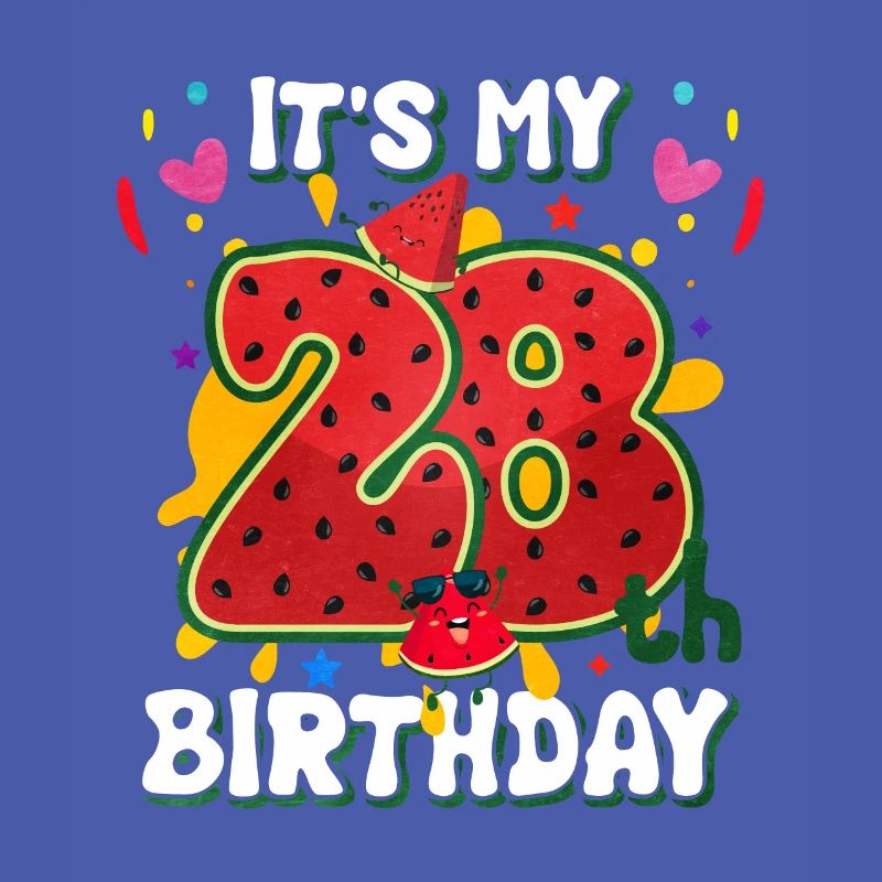 28e anniversaire Pastèque cadeau d’été