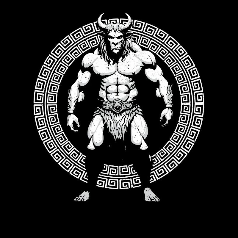 Halbbull-Minotaurus-Geschenk