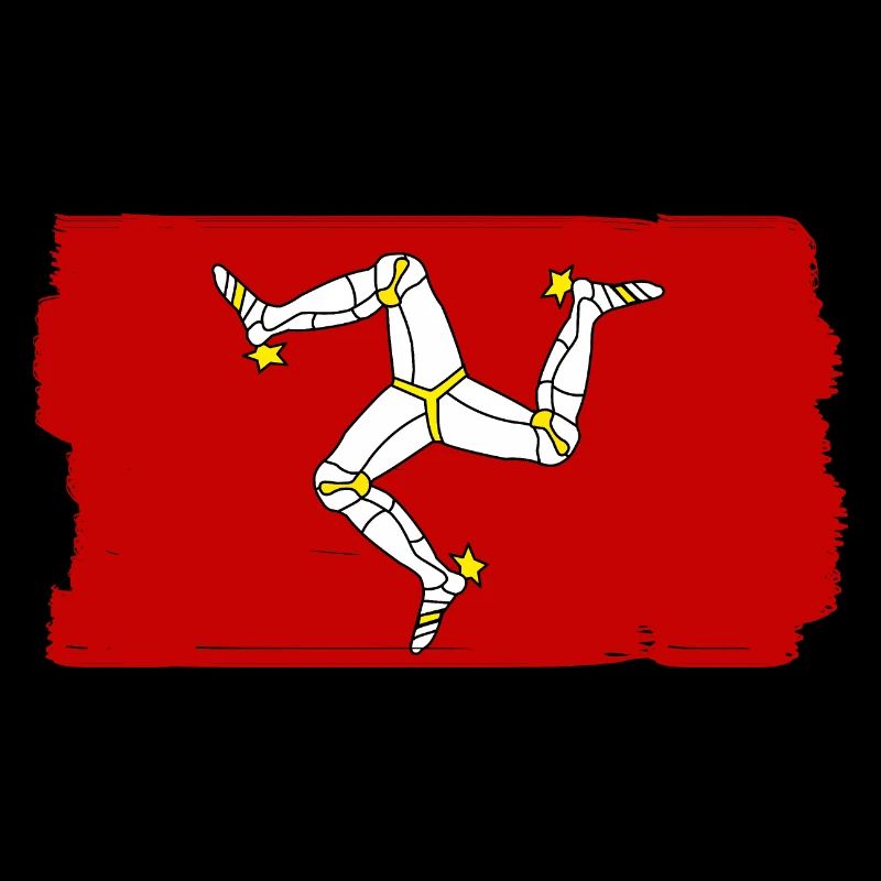 Drapeau de l’île de Man Triskele Drapeau de l’île de Man