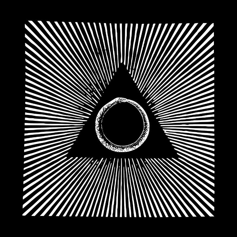 Conception graphique psychédélique occulte