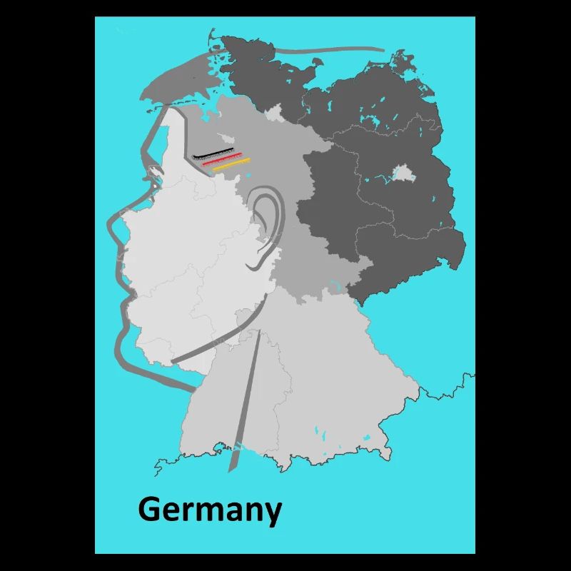 Germany Gradient Map