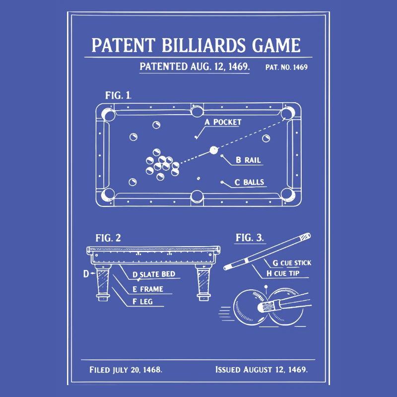Patent-Billard-Bauplan