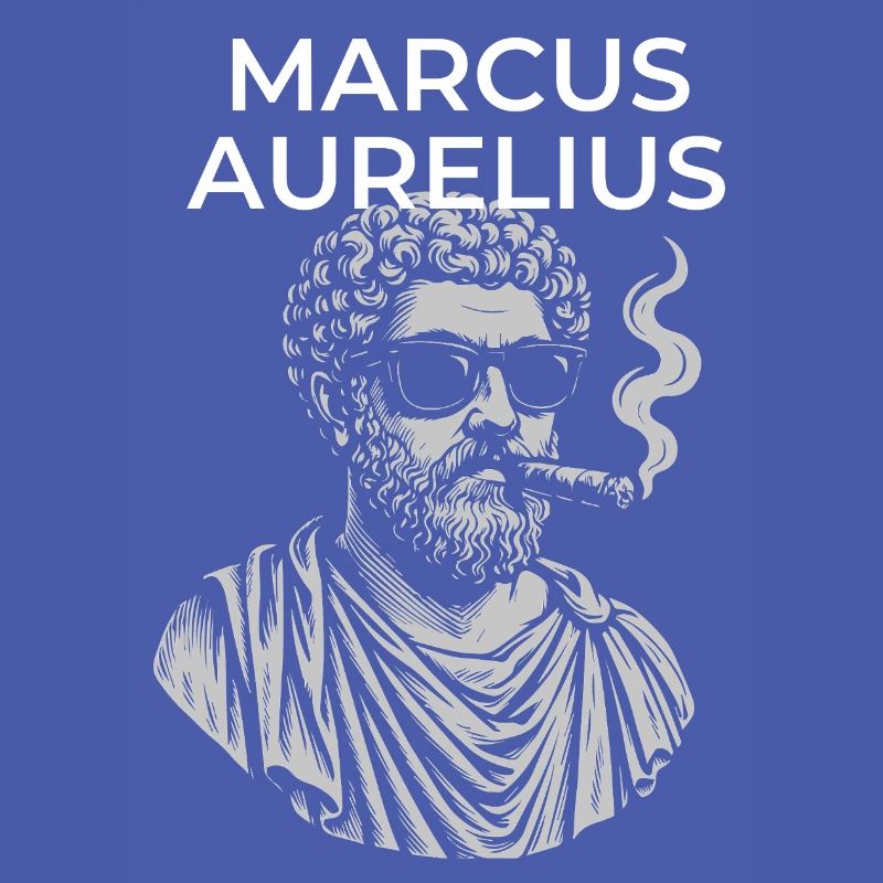 Marcus Aurelius Classical Philosopher Portrait 