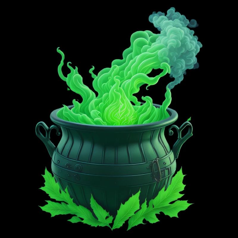 Chaudron de sorcière Halloween