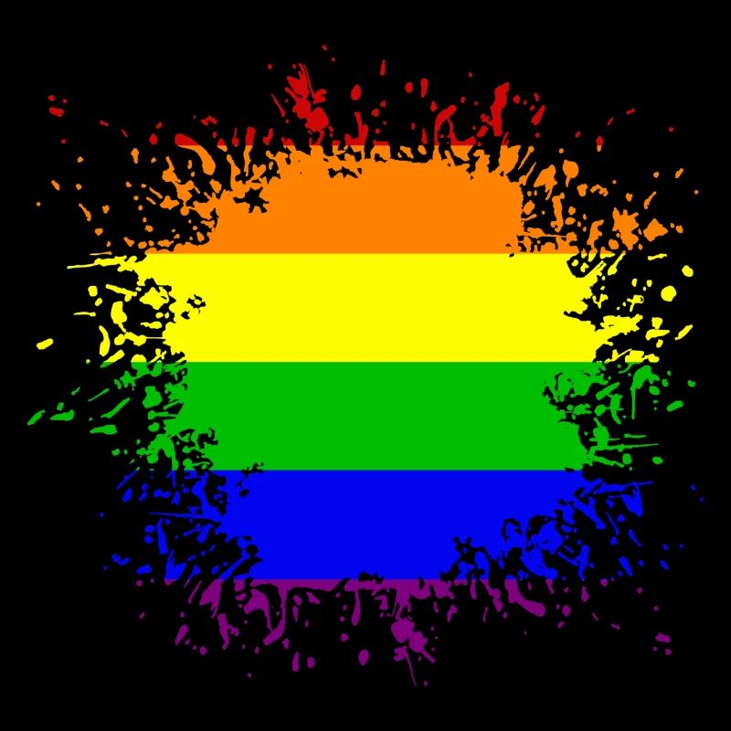 LGBT Rainbow Splash