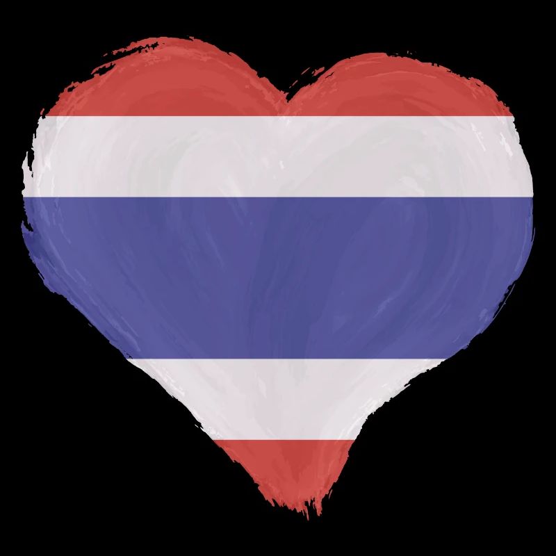 Drapeau de la Thaïlande Drapeau thaïlandais Look utilisé