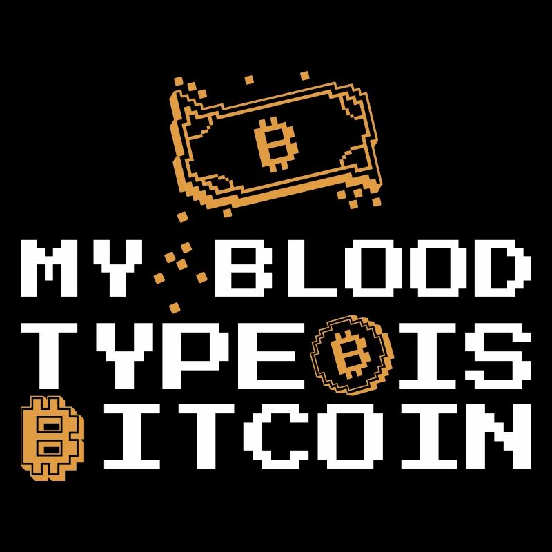 Bitcoin BTC Crypto Blockchain Münze Börse Note