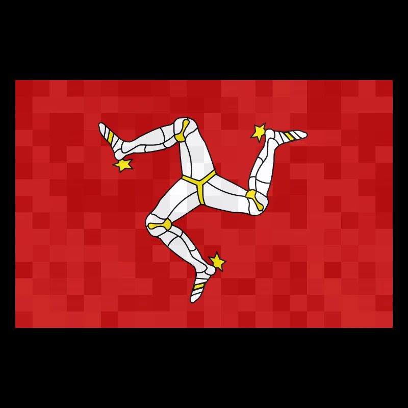 Drapeau de l’île de Man Triskele Drapeau de l’île de Man