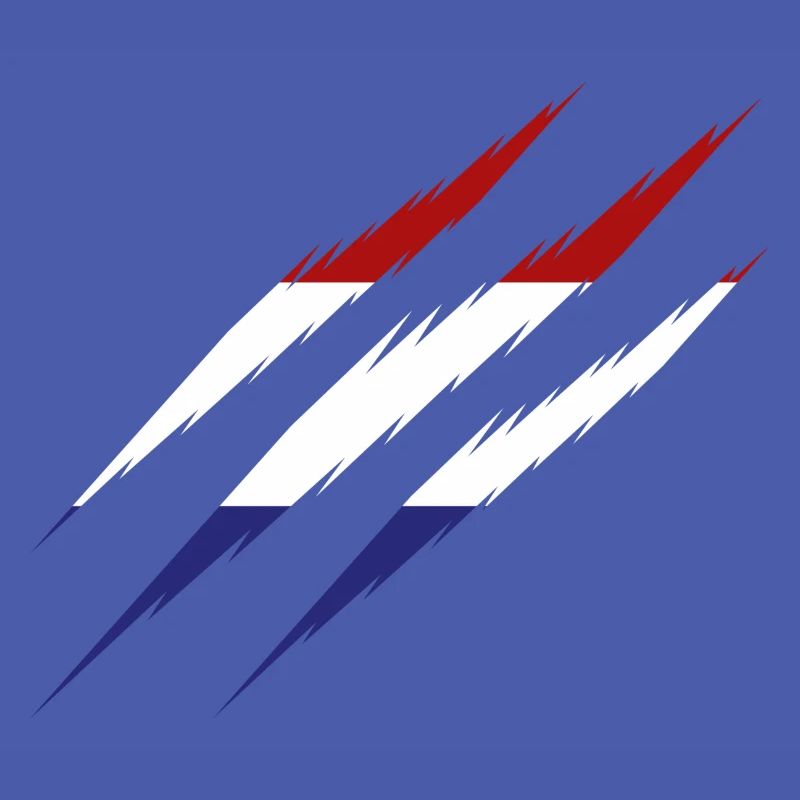Drapeau des Pays-Bas scratch scratch scratch Amsterdam NL