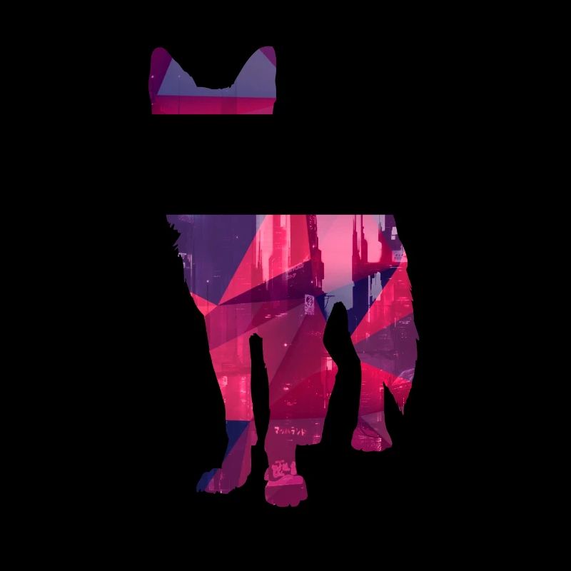 Dog low poly - Hunde Low Poly Design