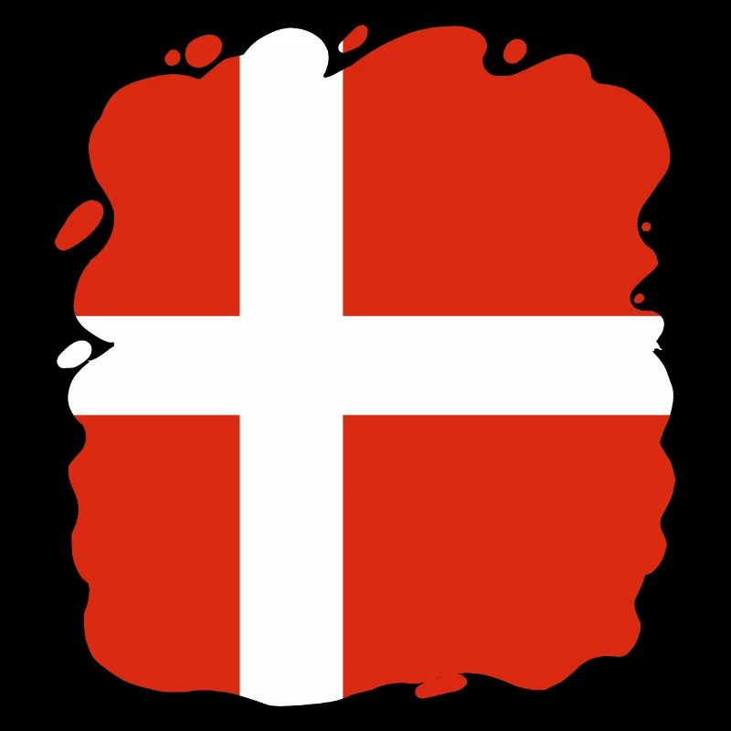 Drapeau du Danemark Drapeau de la Scandinavie Drapeau du Danemark Voyage