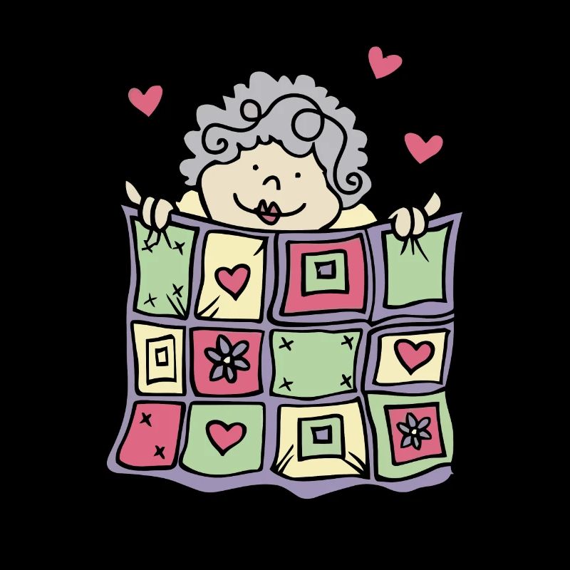 Retro Graphic Knitting Wool Quilting Stitching Sew