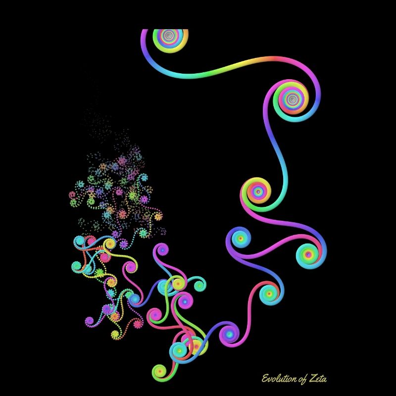 Evolution de Zeta - très colorée et au format 3: 2