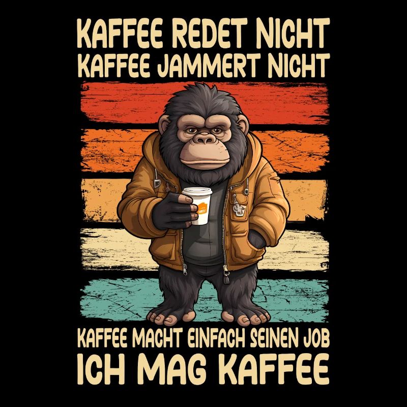 Kaffee Rede Nicht Kaffee Jammert Nicht Gorilla