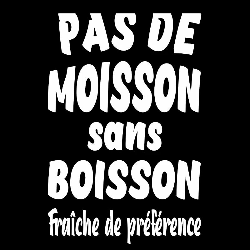 Pas de moisson sans boisson fraîche de préférence
