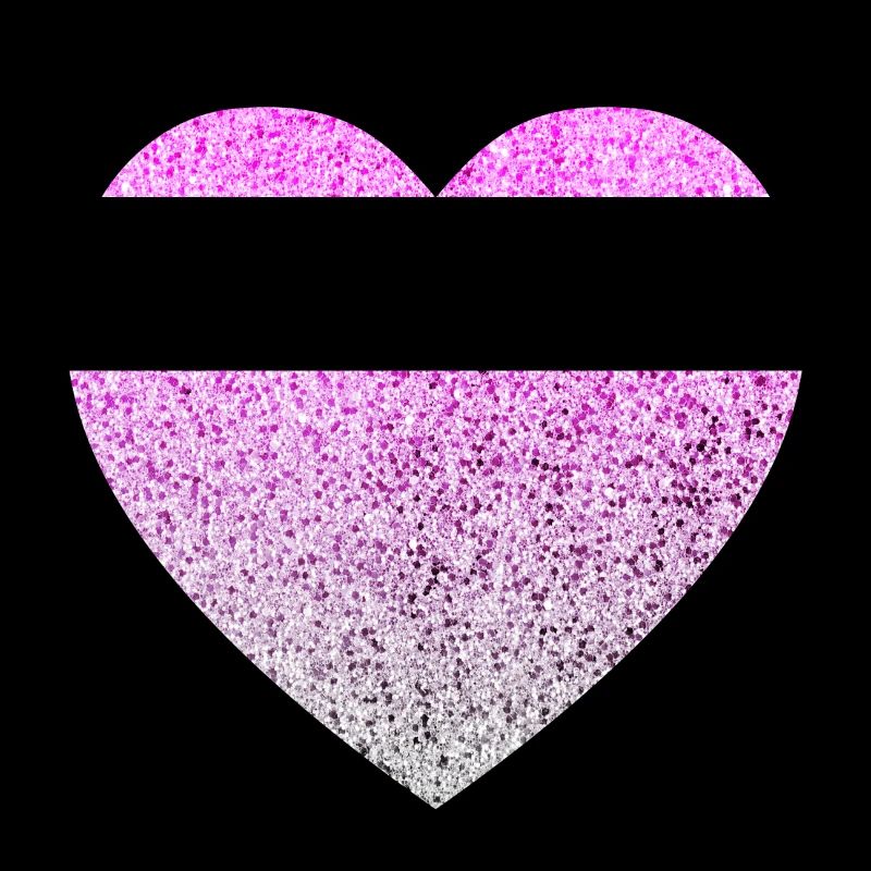 Glitter heart