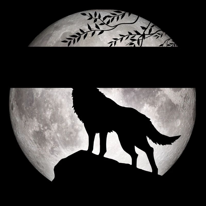 Wolf Full Moon Halloween Night Nightmare Nightmare