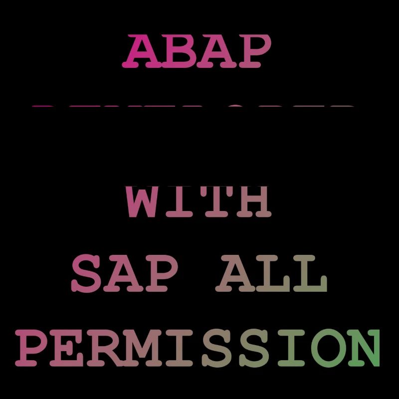 ABAP SAP Developer! idée cadeau