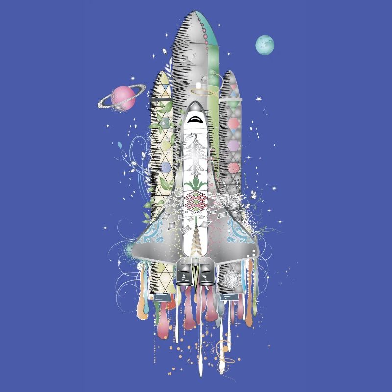 Imaginative Space Shuttle - Artfully Designed