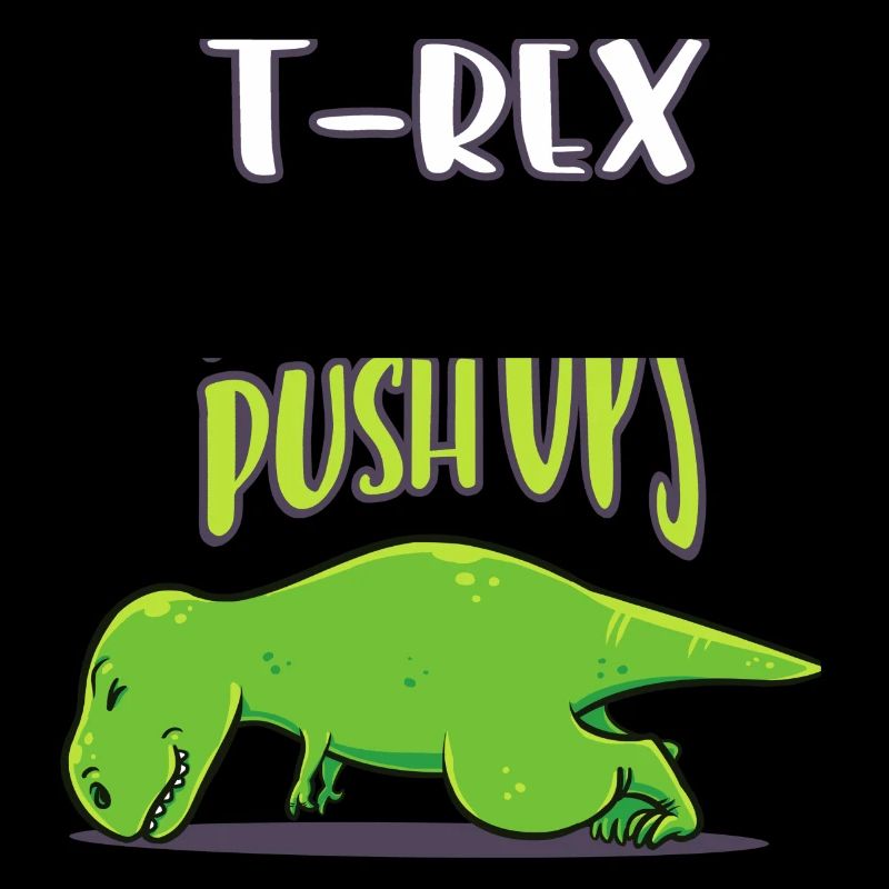 T Rex Hates Pushups Workout lustig Geschenk