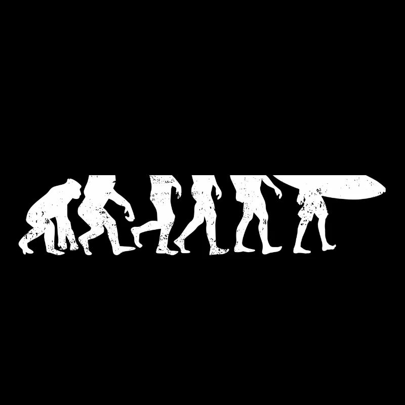 surfer cadeau wave surfing evolution Surfer