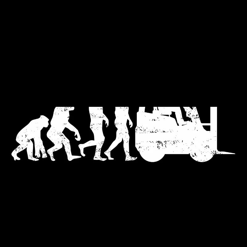 Staplerfahrer Evolution gabelstapler geschenk
