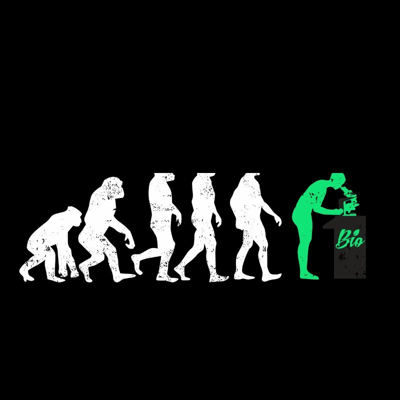 Biologe evolution geschenk beruf biologie mikro